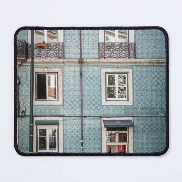 Item preview, Portugues Mosaic Tiles | Turqouoise House | Alfama Lisbon designed and sold by PhotosByVille.