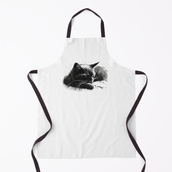 Item preview, Sleeping Black cat designed and sold by FRANTICSTAR.