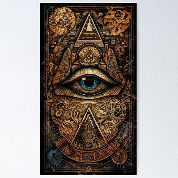 Item preview, Eye of Providence and Egyptian Steampunk 3 designed and sold by Art by Lilia.