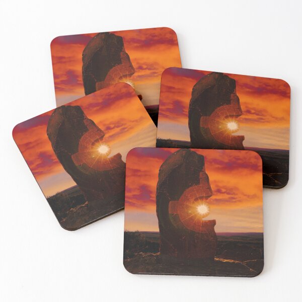 Item preview, Fiery Sunset through the Broken Hill Monolith designed and sold by jaynerushton.