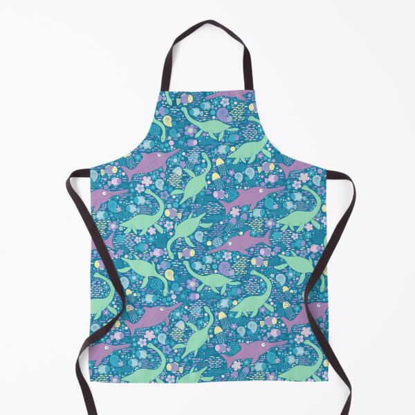 Item preview, Swimming with Plesiosaurs - Mint and Lilac - cute prehistoric animal design by Cecca Designs designed and sold by Cecca-Designs.