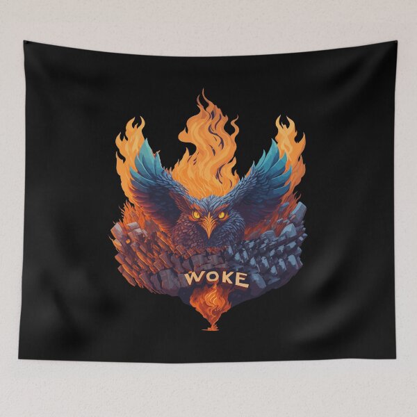 Item preview, Anti Woke designed and sold by RockBeeDesigns.