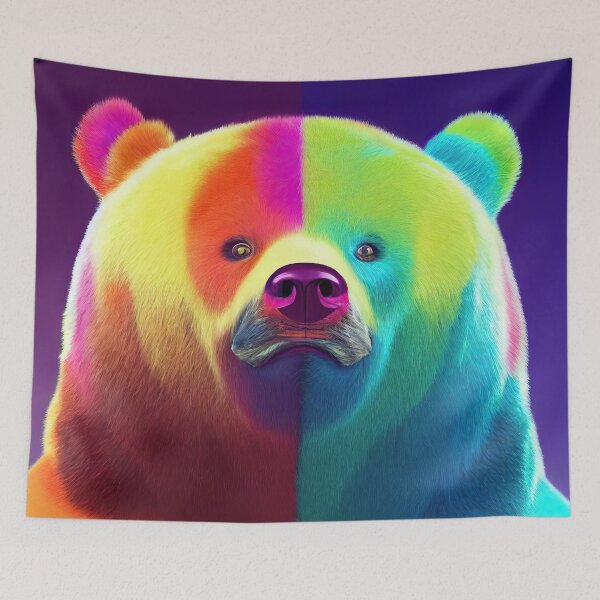 Item preview, Bruno the colorful candy bear designed and sold by Pixelboys.