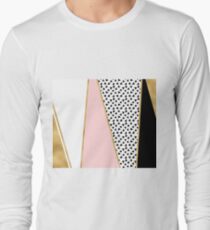 Evocative glamourous golden blush Long Sleeve T-Shirt