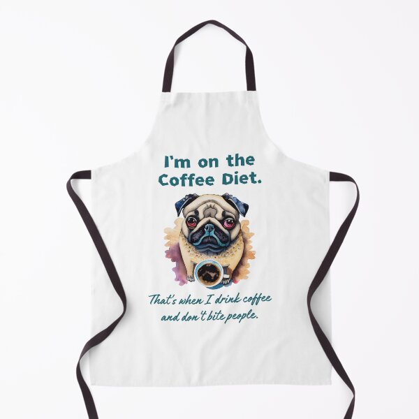 Item preview, I'm On The Coffee Diet- Dog Funny Quote designed and sold by AllPrintsMore.