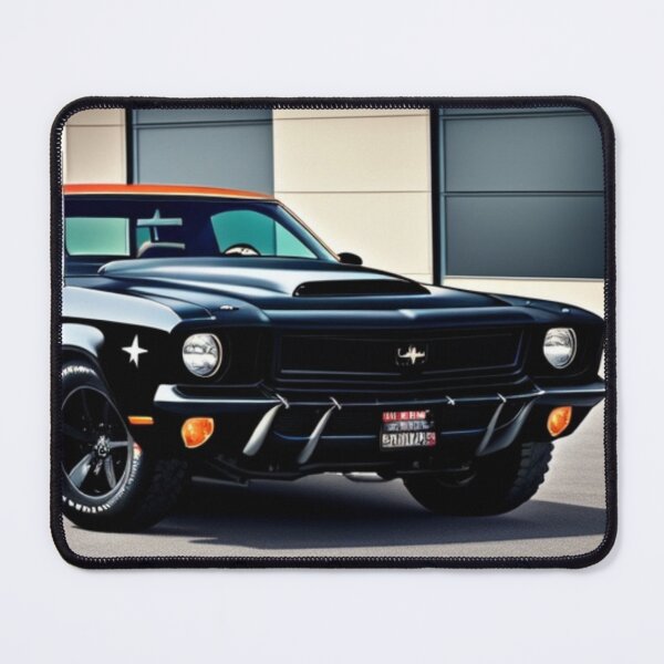Item preview, Vintage Black V8 American Muscle Car Racing Classic designed and sold by Michael Voyler.