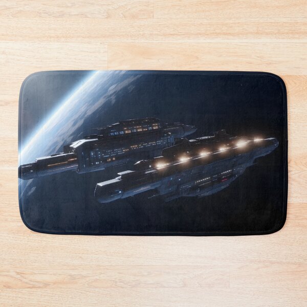 Item preview, The Celestial Cruiser: A Spaceship on a Voyage Above Earth's Breathtaking Terrain designed and sold by MonsterMatt87.
