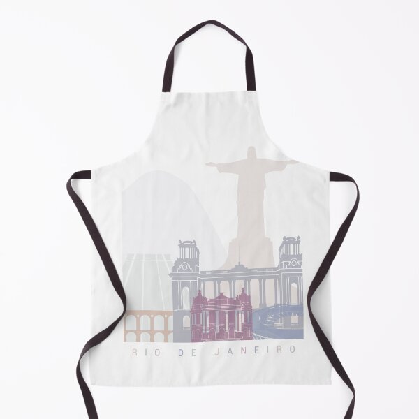 Item preview, RIO JANEIRO V2 SKYLINE POSTER PASTEL designed and sold by paulrommer.