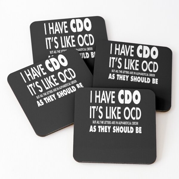 Item preview, I Have CDO It's Like OCD Funny Kids Fun Crazy Funny Humor designed and sold by RoseStukowski.