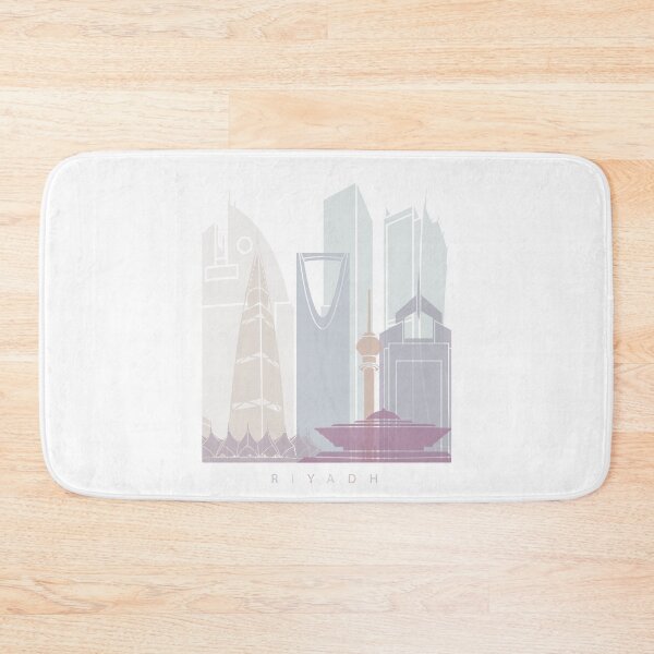 Item preview, RIYADH SKYLINE POSTER PASTEL designed and sold by paulrommer.