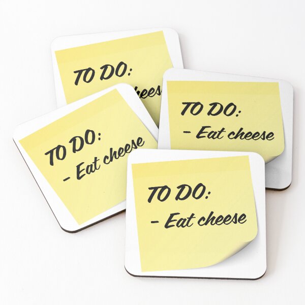 Item preview, Eat cheese Post it note designed and sold by Grav1n.