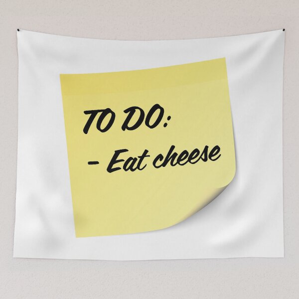 Item preview, Eat cheese Post it note designed and sold by Grav1n.