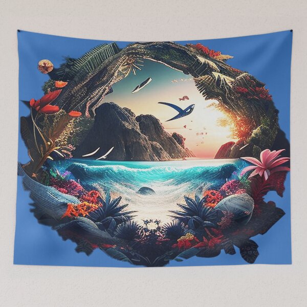 Item preview, A breathtaking natural landscape inspired by artificial intelligence's imagination designed and sold by abderrahmane-C.