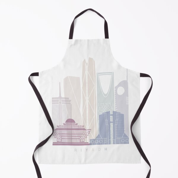 Item preview, RIYADH V2 SKYLINE POSTER PASTEL designed and sold by paulrommer.