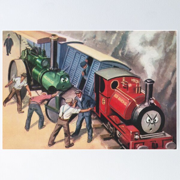 Item preview, A Crash, Gallant Old Engine: Steam-Roller from The Railway Series designed and sold by sleepyhenry.