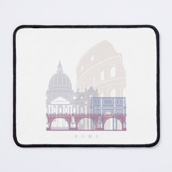 Item preview, ROME SKYLINE POSTER PASTEL designed and sold by paulrommer.