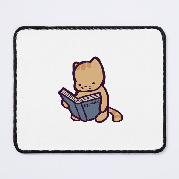 Item preview, Silly Cat Studying Kitty Economics designed and sold by ThumboArtBumbo.