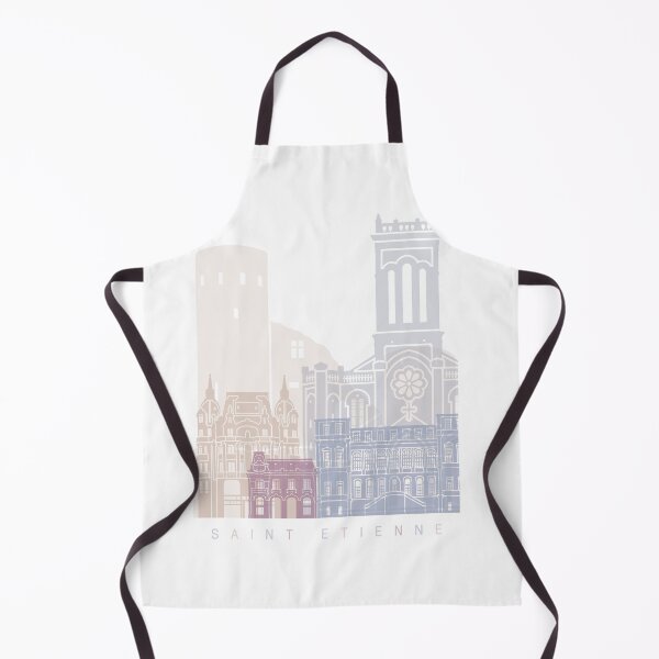 Item preview, SAINT ETIENNE SKYLINE POSTER PASTEL designed and sold by paulrommer.