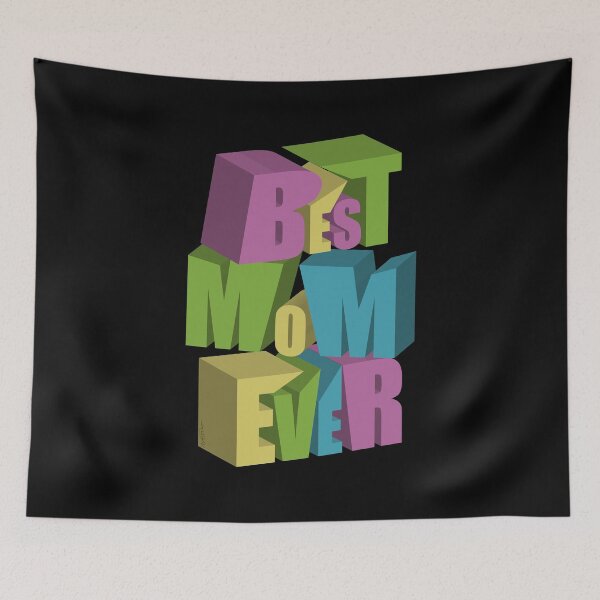 Item preview, Best Mom Ever 3d Art designed and sold by Ayesha Saleem.