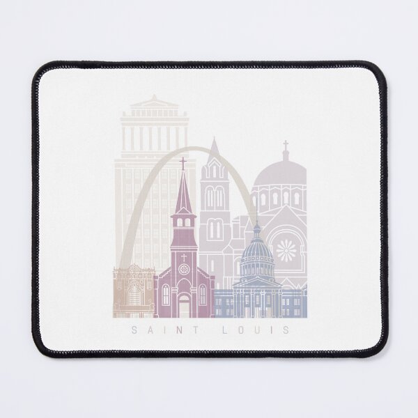 Item preview, SAINT LOUIS SKYLINE POSTER PASTEL designed and sold by paulrommer.