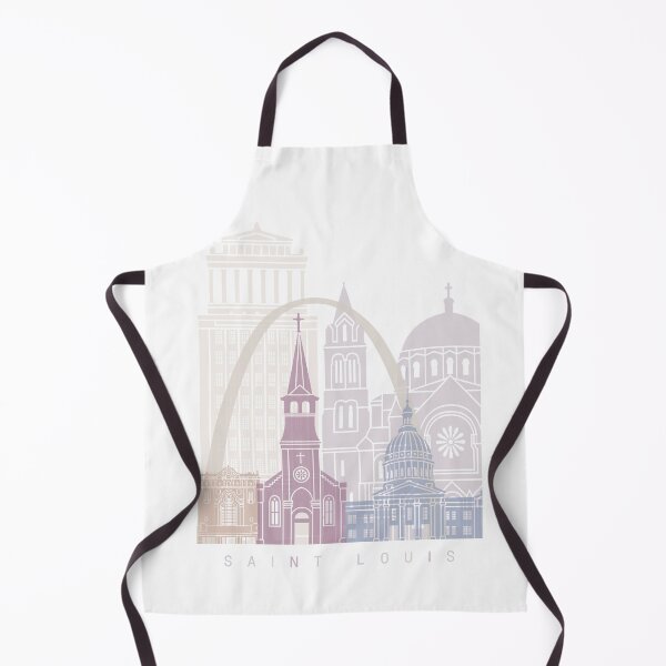 Item preview, SAINT LOUIS SKYLINE POSTER PASTEL designed and sold by paulrommer.