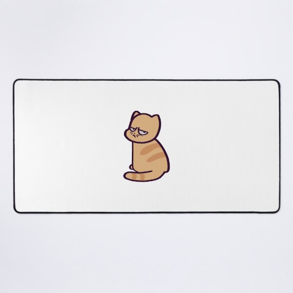 Item preview, Adorably Angry Cartoon Kitty designed and sold by ThumboArtBumbo.