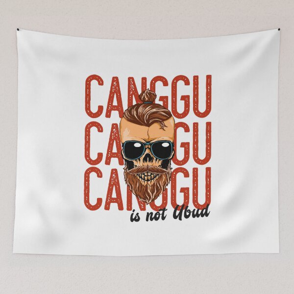 Item preview, Canggu is not Ubud - Bali hipster skull designed and sold by sashashuba.