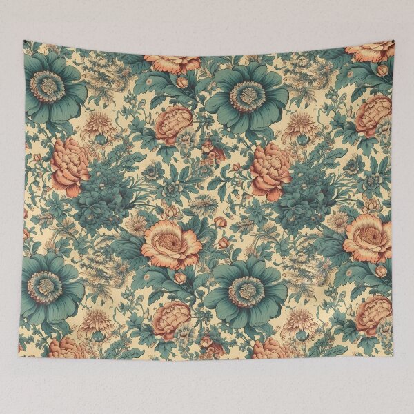Item preview, Vintage style floral pattern designed and sold by IJStanding.