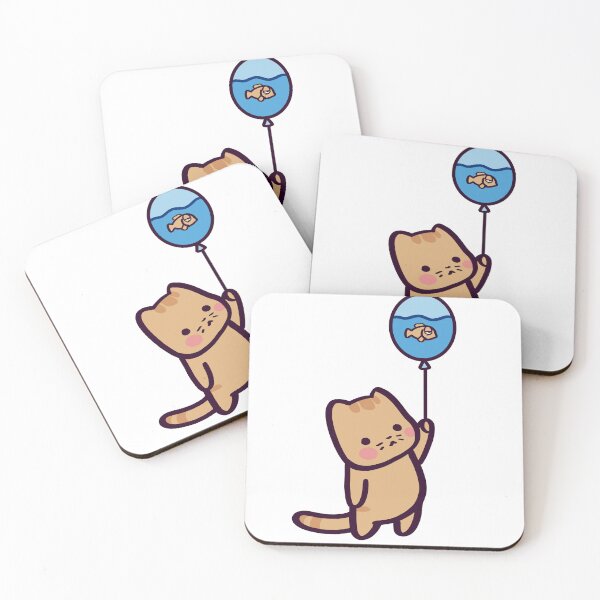 Item preview, Silly Cat With Water Balloon designed and sold by ThumboArtBumbo.