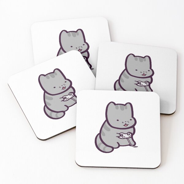 Item preview, Funny Cartoon Cat Playing Videogames designed and sold by ThumboArtBumbo.
