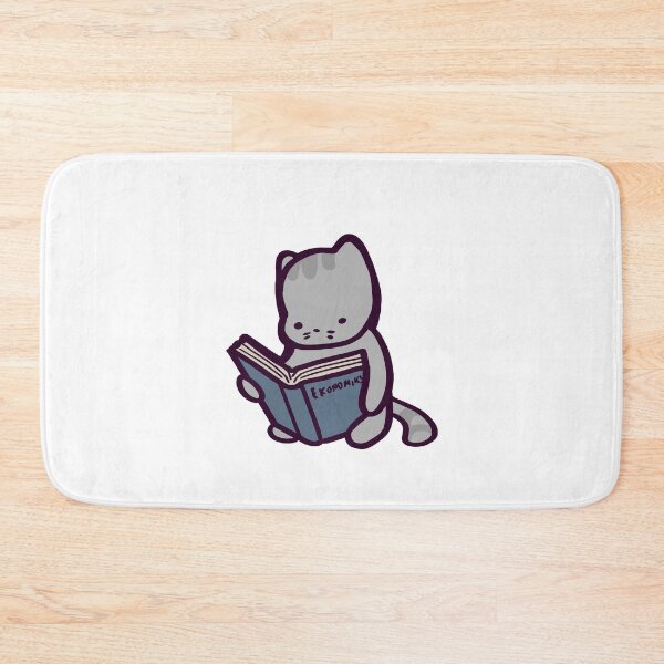 Item preview, Funny Cat Studying Kitty Economics designed and sold by ThumboArtBumbo.