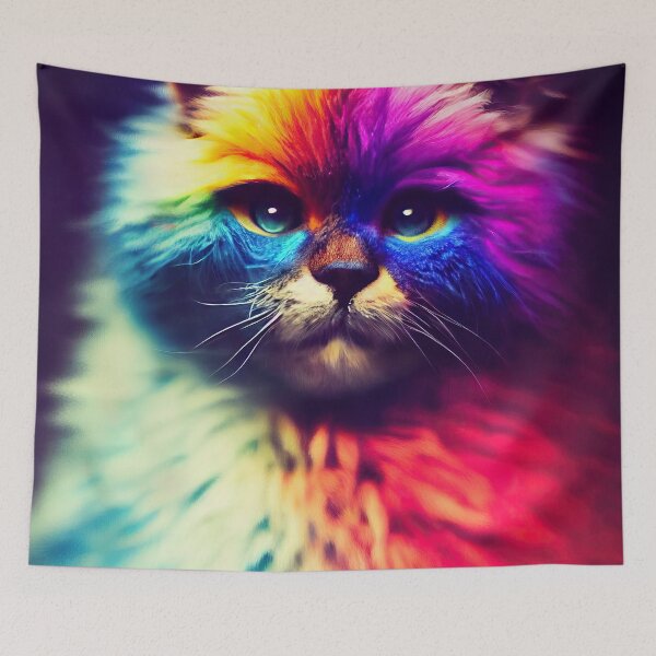 Item preview, Clarence, the cross-eyed motley cat designed and sold by Pixelboys.