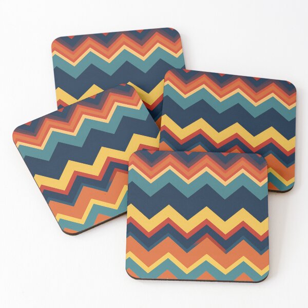 Item preview, Abstract Chevron pattern | Retro colors designed and sold by Hazmat-AI7.