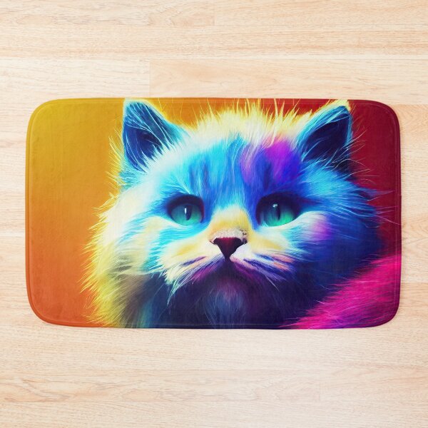 Item preview, Fur nose Choupette, the lively and colorful cat beauty designed and sold by Pixelboys.