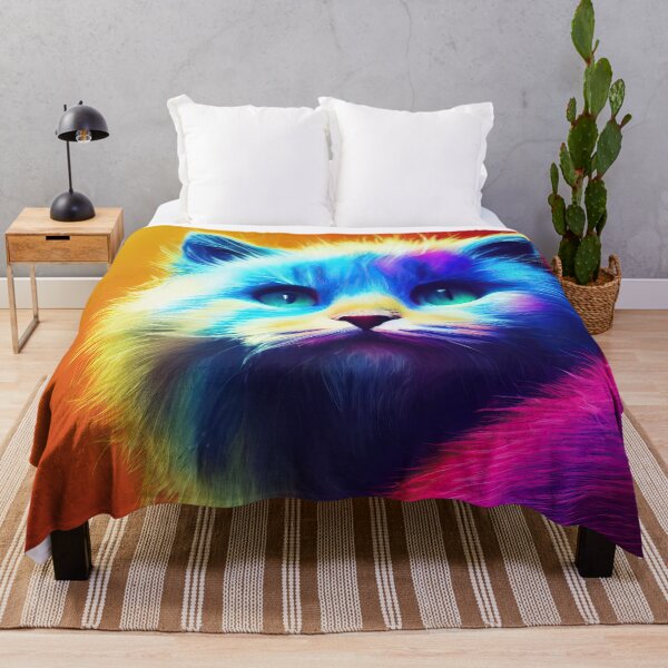 Item preview, Fur nose Choupette, the lively and colorful cat beauty designed and sold by Pixelboys.