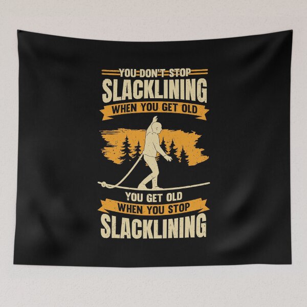 Item preview, Slacklining Old Man Slackline Slackliner Gift designed and sold by Marcid95.