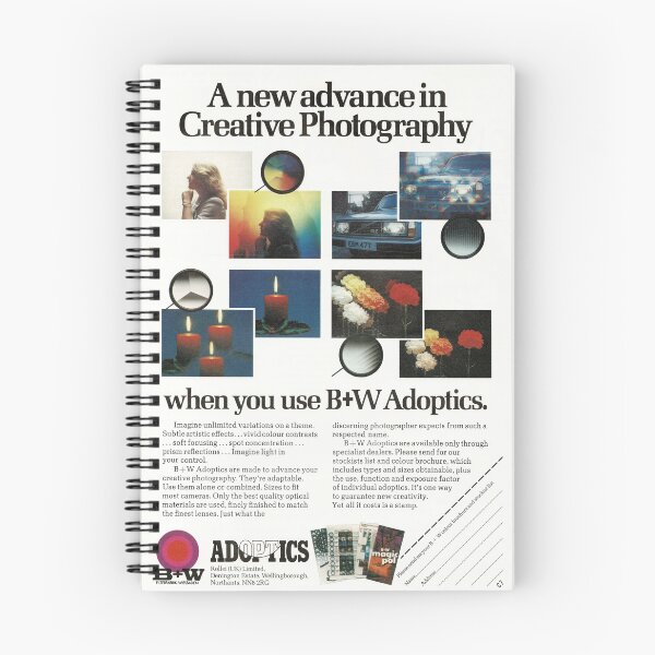 Item preview, B+W Adoptics cameras vintage advertisement - film photography camera ad designed and sold by TrojanPhoto.