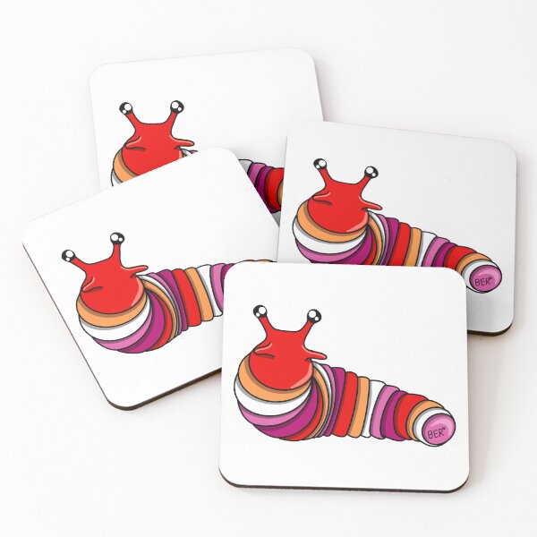 Artikelvorschau, Lesbian Pride Fidget Slug entworfen und verkauft von SentABear.