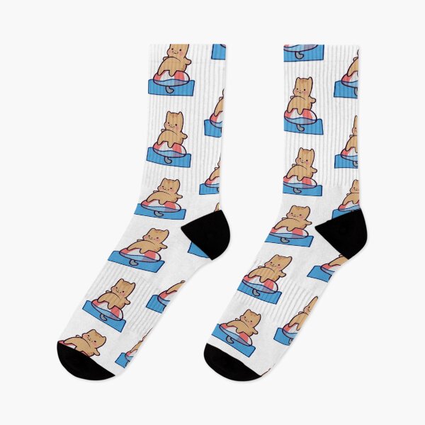 Item preview, Summer Cat Enjoying a Day at the Beach designed and sold by ThumboArtBumbo.