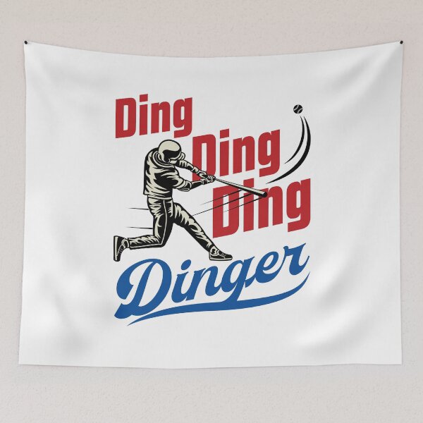Item preview, Ding Ding Ding Dinger Baseball Home Run  designed and sold by jaygo.