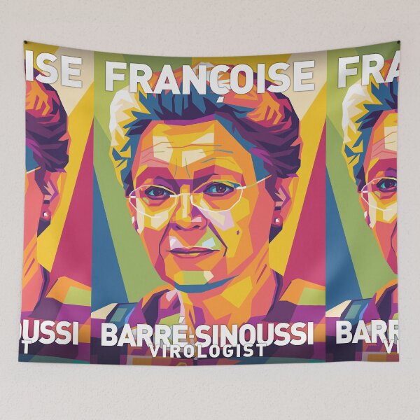 Item preview, Francoise Barre Sinoussi designed and sold by Shecience.