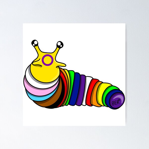 Artikelvorschau, Progress Pride Fidget Slug entworfen und verkauft von SentABear.