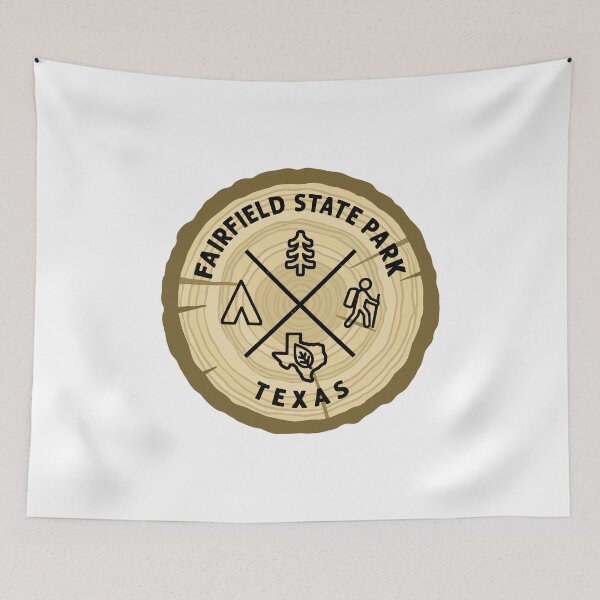 Item preview, Fairfield State Park Texas Log Slice designed and sold by VanyaKar.