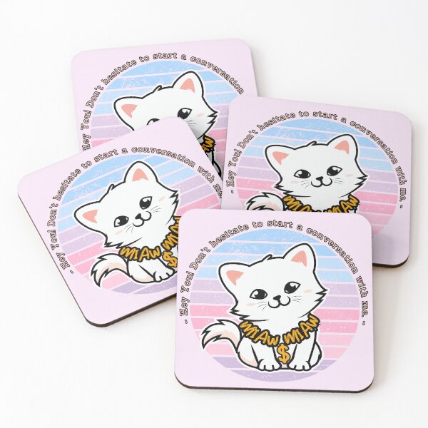 Item preview, cat miaw jewelry designed and sold by PositiveIdeas.