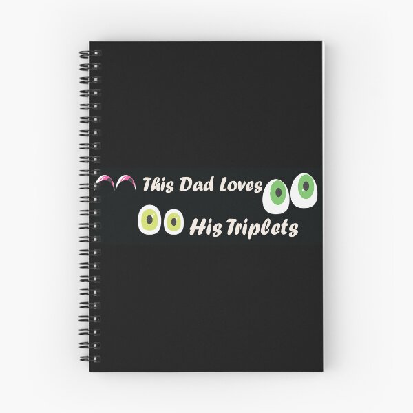 Item preview, THIS DAD LOVES HIS TRIPLETS designed and sold by 9AF-.
