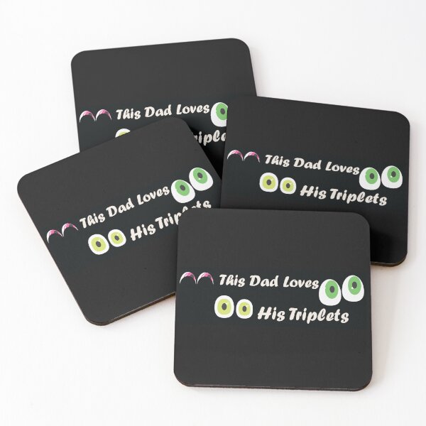 Item preview, THIS DAD LOVES HIS TRIPLETS designed and sold by 9AF-.