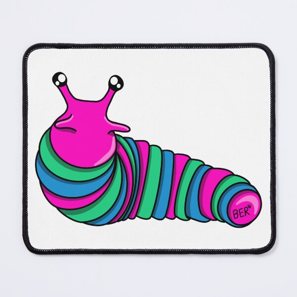 Item preview, Polysexual Pride Fidget Slug designed and sold by SentABear.