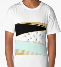 Evocative glamourous golden mint Long T-Shirt