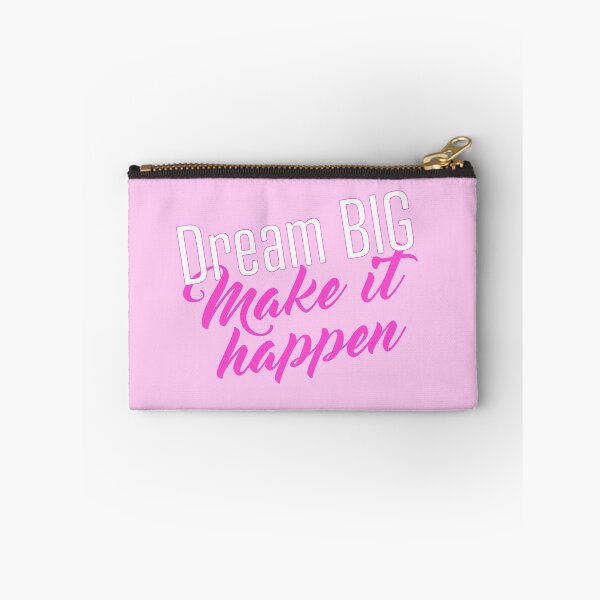 Item preview, Dream big and make your dreams come true in pink English designed and sold by PausePapote.