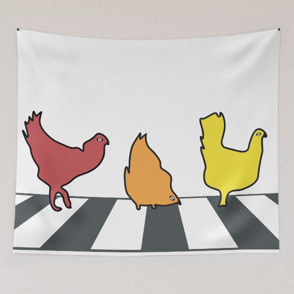 Item preview, The Chicken Crossing. designed and sold by CAFineArt.